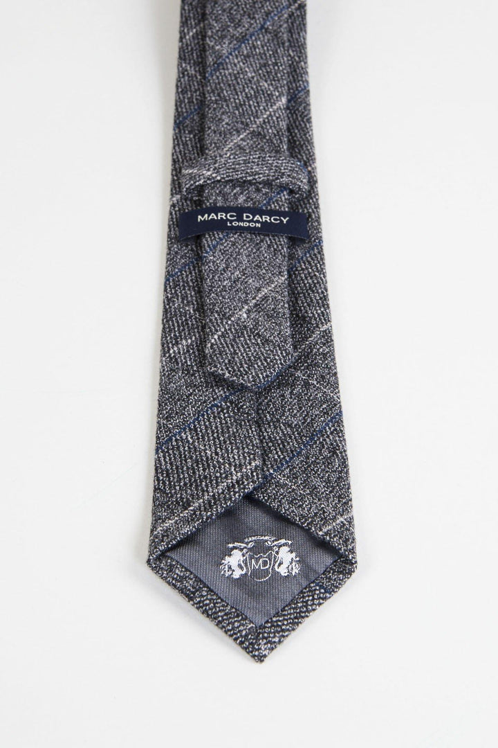 Scott Grey Tweed Check Tie