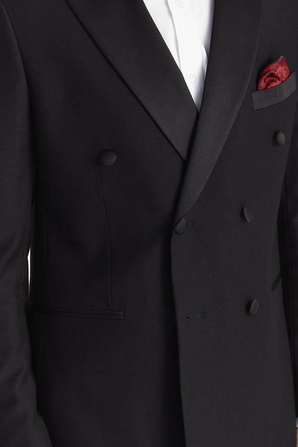 Harry Black Double-Breasted Tuxedo