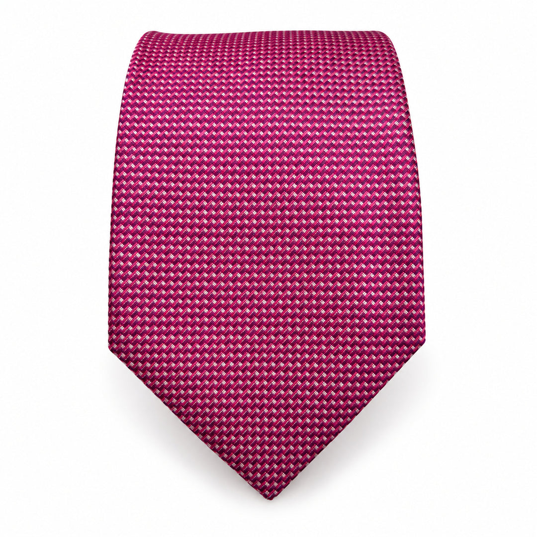 Pink Micro Pattern Tie & Pocket Square
