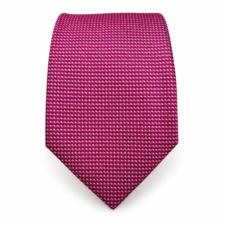 Pink Micro Pattern Tie & Pocket Square