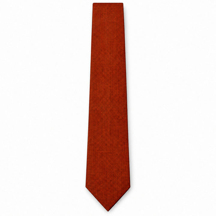 Rust Orange Tie and Pocket Square