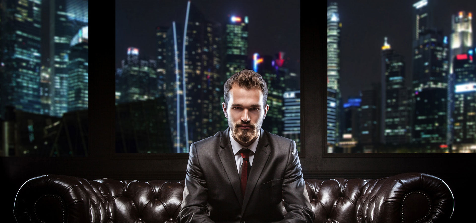 young confident businessman