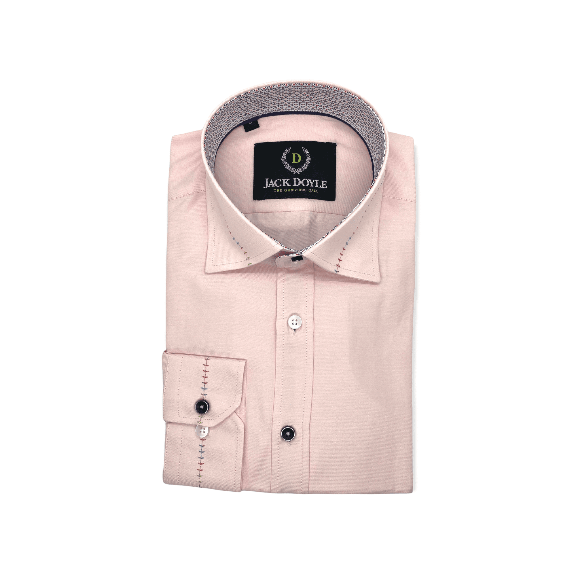 Casual Pink Shirt With Trim